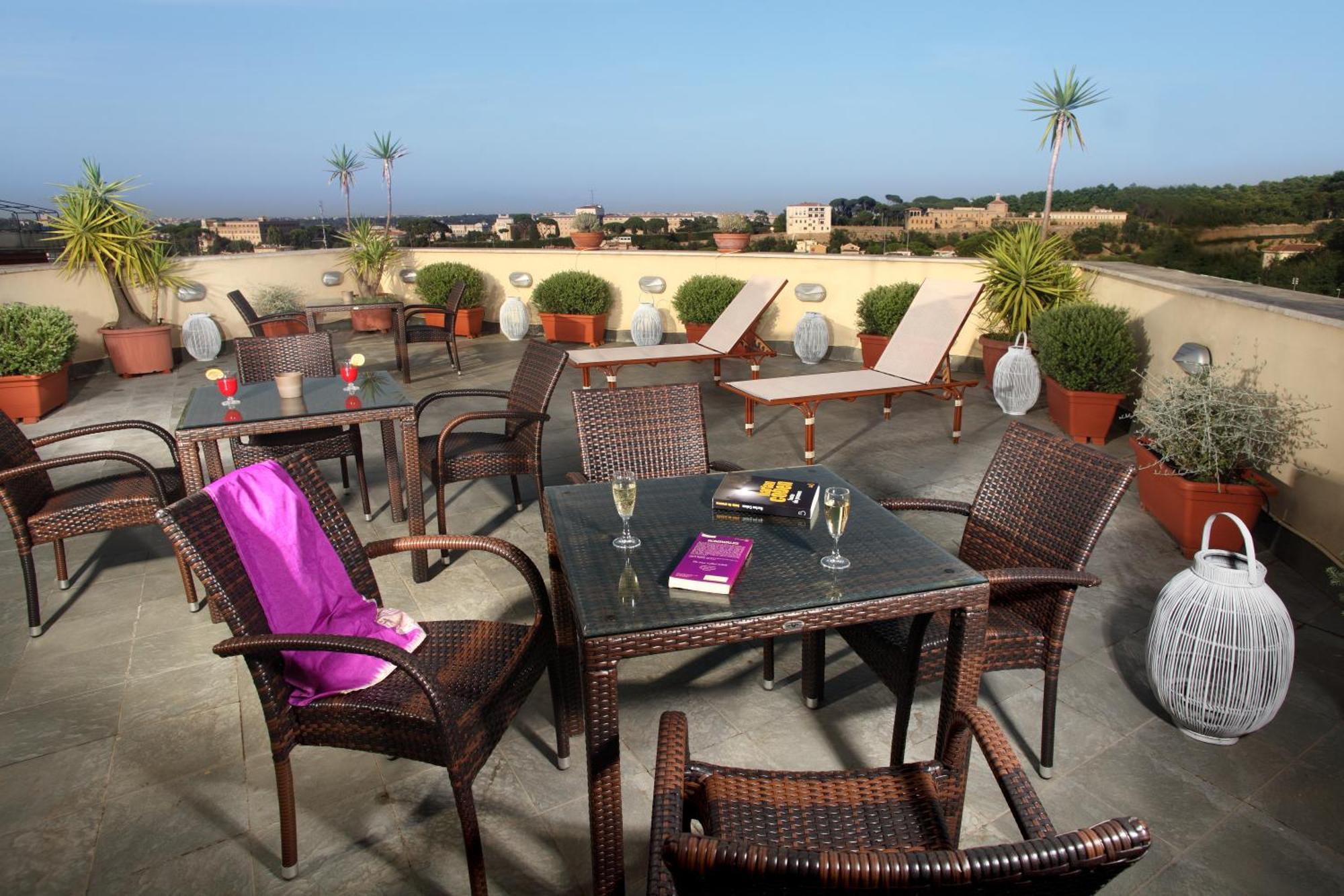 Hotel Alessandrino روما المطعم الصورة