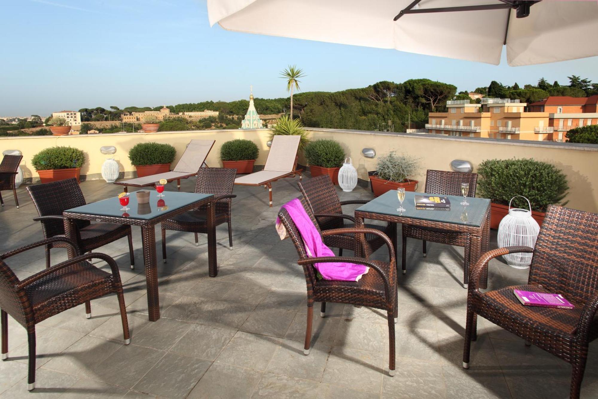 Hotel Alessandrino روما المطعم الصورة